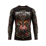 Full Sleeve Sublimated Rash Guard for BJJ MMA Gym Workout