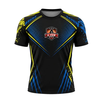 Custom Round Neck MMA Performance T-Shirt | Sublimated Gym, Running & Training Wear