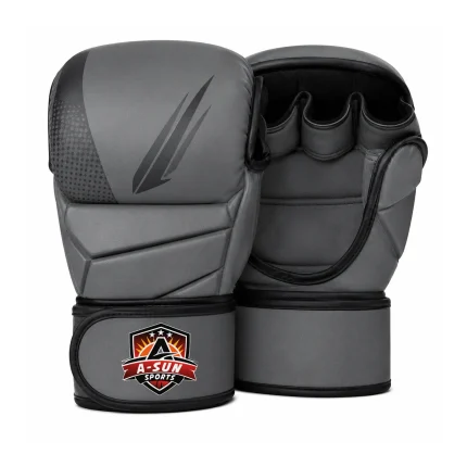 Apex Combat MMA Gloves | Open Palm Professional Gloves for MMA, Grappling, Sparring & Cage Fighting